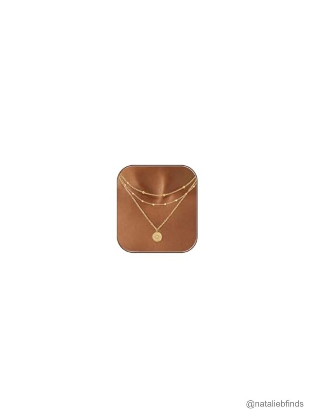 Layered Necklaces for Women Gold Plated 14K Stacking Dainty Pendant Chain